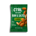 CTRL NUTS Raw & Salted Almond 100 calorie pouch front packaging