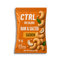 CTRL NUTS Raw & Salted Cashew 100 calorie pouch front packaging